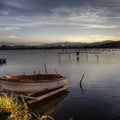 The lake of Ganzirri Royalty Free Stock Photo