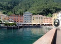 The village of Riva del Garda in Garda Lake Royalty Free Stock Photo