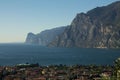 Lake Garda, a panorama montain Royalty Free Stock Photo