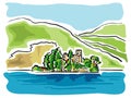 Lake Garda sketch