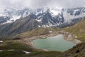 Lake in Gavia Pass, Dolomites, Alps, Italy