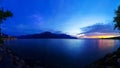 Lake Geneva at Dusk Royalty Free Stock Photo