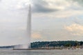 Lake Geneva fountain