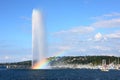 Lake Geneva fountain