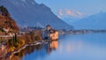 Lake Geneva at sunset