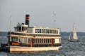 Lake Geneva, Wisconsin Cruise Ship with Sailboat