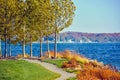 Lake Geneva, Wisconsin Shoreline, Autumn