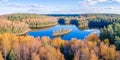 The lake Glubelka in Belarus Royalty Free Stock Photo