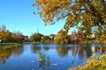 Lake and Golden autumn