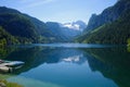 Lake Gosau in upper Austria. Royalty Free Stock Photo