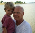 At the Lake with Grandpa