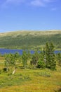 Lake Grovelsjon in Dalarna in Sweden