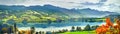 Lake of Gruyere, Canton Fribourg, Switzerland