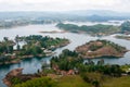 Lake Guatape, Antioquia, Colombia Royalty Free Stock Photo