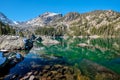 Lake Haiyaha, Rocky Mountains, Colorado, USA. Royalty Free Stock Photo