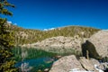 Lake Haiyaha, Rocky Mountains, Colorado, USA. Royalty Free Stock Photo