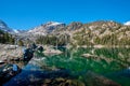 Lake Haiyaha, Rocky Mountains, Colorado, USA. Royalty Free Stock Photo