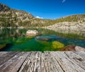 Lake Haiyaha, Rocky Mountains, Colorado, USA Royalty Free Stock Photo