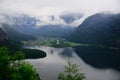 Lake Hallstatt from above Royalty Free Stock Photo