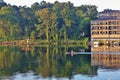 Lake Hamilton during sunrise