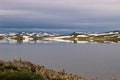 Lake on the Hardanger mountains plateau, Norway, Europe. Royalty Free Stock Photo