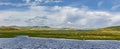 Lake in Hardangervidda in norway Royalty Free Stock Photo