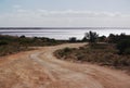 Lake Hart, with water! Royalty Free Stock Photo