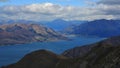 Lake Hawea and mountains of the Southern Alps