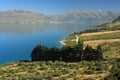 Lake Hawea in New Zealand Royalty Free Stock Photo