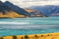 Lake Hawea, Otago, New Zealand Royalty Free Stock Photo