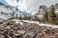 Lake Helene, Rocky Mountains, Colorado, USA. Royalty Free Stock Photo