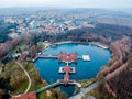 Lake Heviz thermal bath in Hungary, Europe
