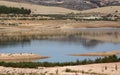 Lake and Hills in Southern Spain Royalty Free Stock Photo