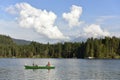 Lake Hintersee in Ramsau, Bavaria, Germany