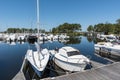 The lake Hourtin, on the French Atlantic coast Royalty Free Stock Photo