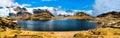 Lake at the Huaytapallana mountain range in Huancayo, Peru Royalty Free Stock Photo