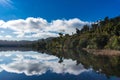 Lake Ianthe on calm sunny day Royalty Free Stock Photo