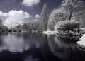 Lake infrared Royalty Free Stock Photo