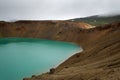 Lake inside of the famous Viti crater, Iceland