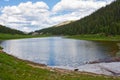 Lake Irene in Rocky Mountains Royalty Free Stock Photo