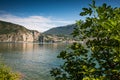 Lake Iseo, Lombardy, Italy. Pisogne lakefront promenade. Royalty Free Stock Photo