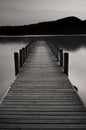 Lake Jetty at Coniston water Royalty Free Stock Photo