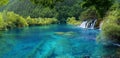 Lake in jiuzhaigou national park, Sichuan, china Royalty Free Stock Photo