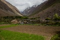 Lake in Jizev Jisev or Jizeu valley in Pamir mountains, Tajikist