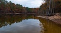 Lake Jordan backwater in the fall