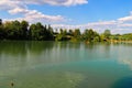 The lake Jordan, Tabor, Czech Republic, August