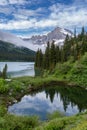 Lake Josephine along the Grinnell Glacier Trail in Glacier National Park Montana USA Royalty Free Stock Photo