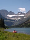 Lake Josephine and Kayaker Royalty Free Stock Photo