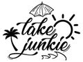 Lake Junkie vector typography design
