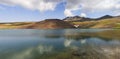 Lake Kari at mount Aragats in Armenia Royalty Free Stock Photo